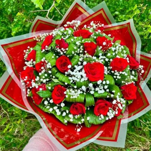 24 Red Roses - The Ultimate Romance Bouquet - Image 2