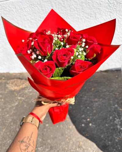 9 Red Roses Love Bouquet