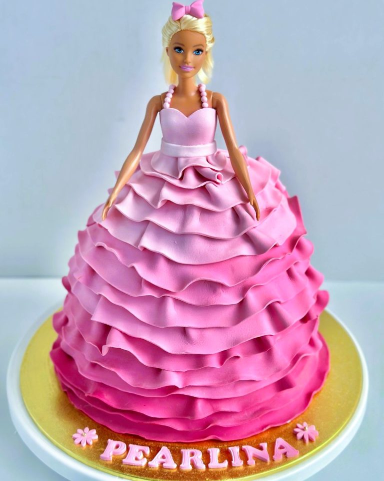Ruffled Barbie Sugar Paste