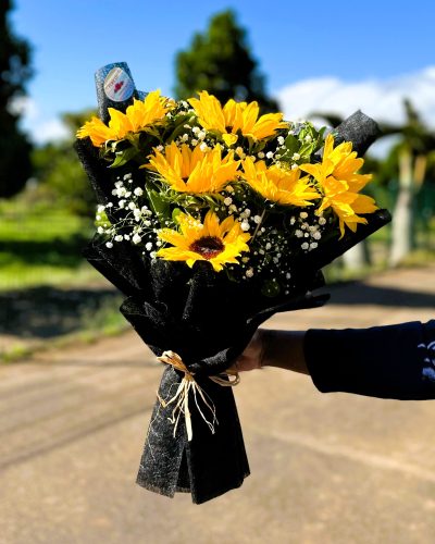 Golden Radiance - Sunflower Bouquet
