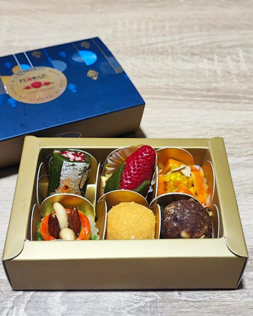 Box of 6 Assorted Premium Indian Sweets