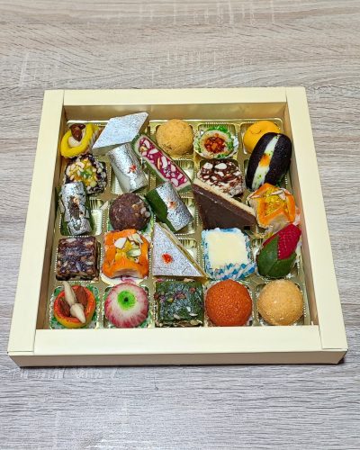 Assorted Premium Indian Sweets - Box of 25