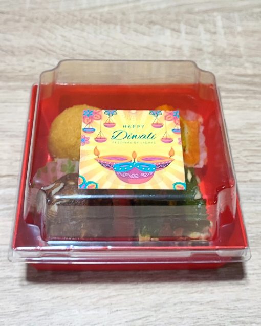 Diwali Special Box of 4 Assorted Premium Indian Sweets - Image 3