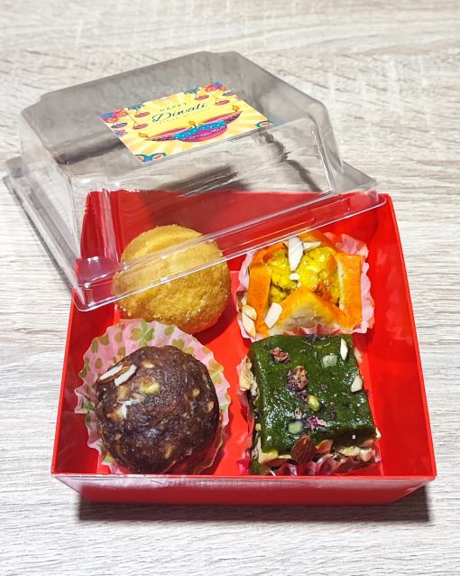 Diwali Special Box of 4 Assorted Premium Indian Sweets