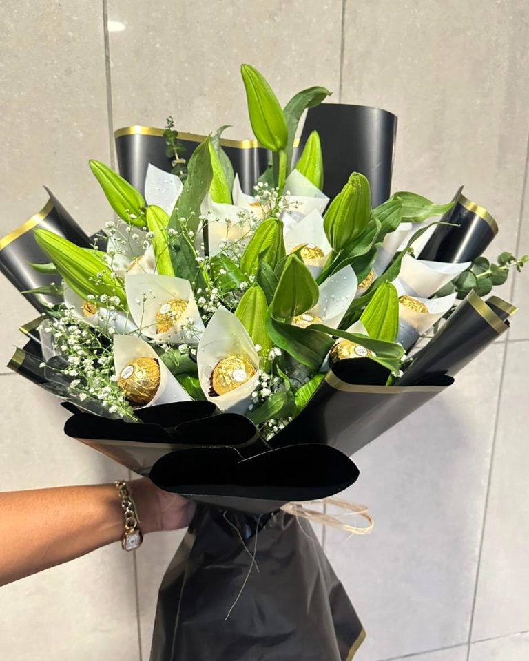 Lilies & Chocolates White Luxe1